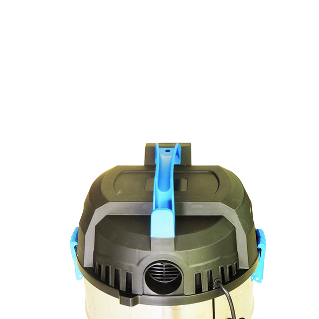 Электрический пылесос для сухой и влажной уборки с баком из нержавеющей стали 308-35 л с поручнем